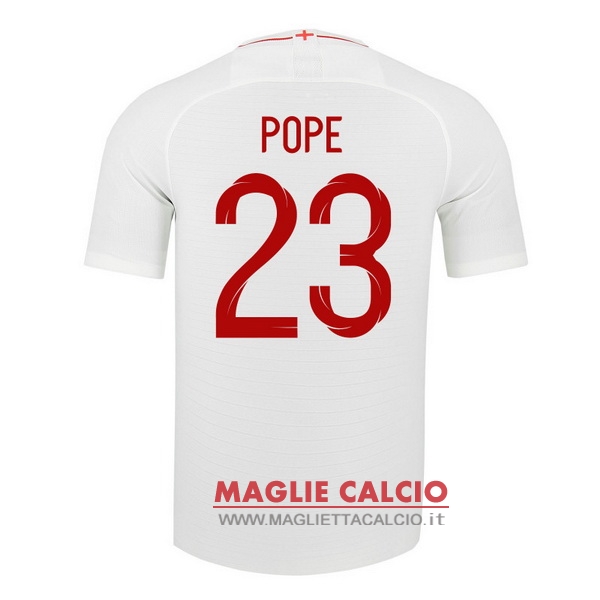 nuova maglietta inghilterra 2018 pope 23 prima